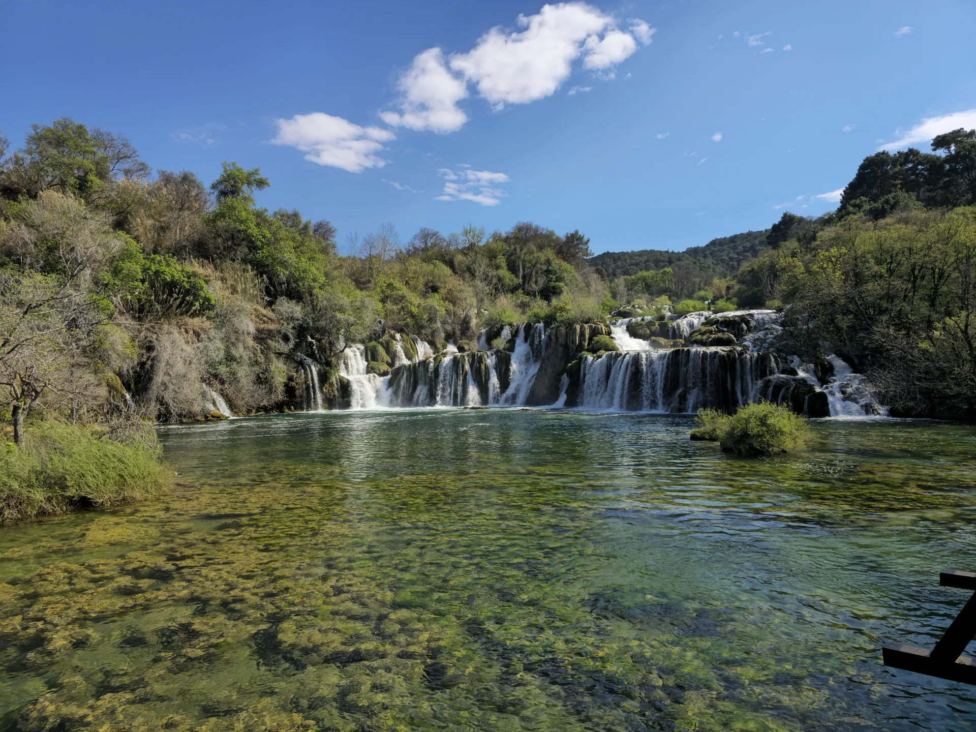 Day trips from Šibenik: the Skradinski Buk waterfalls at Krka National Park